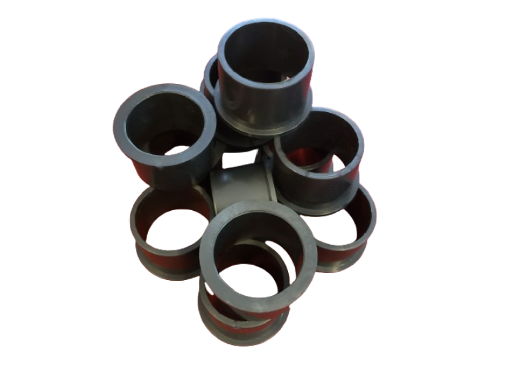 Nylonbøsning 11,9x15x13,5mm med krave