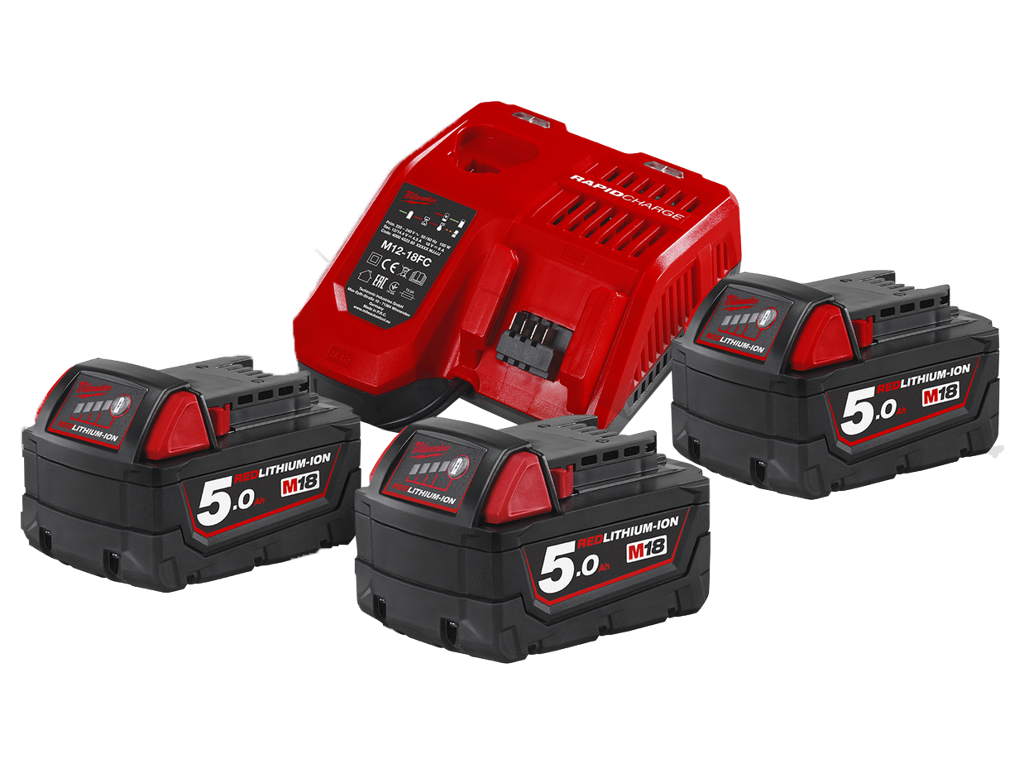 Batteripakke, lader +3 18V5A batterier 