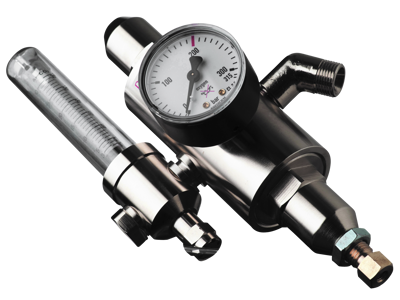 Flowmeter Argon / kulsyre AGA enkelt