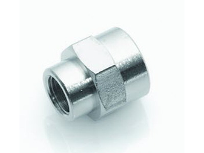 Reduktion 1/4"-1/2" forn. messing