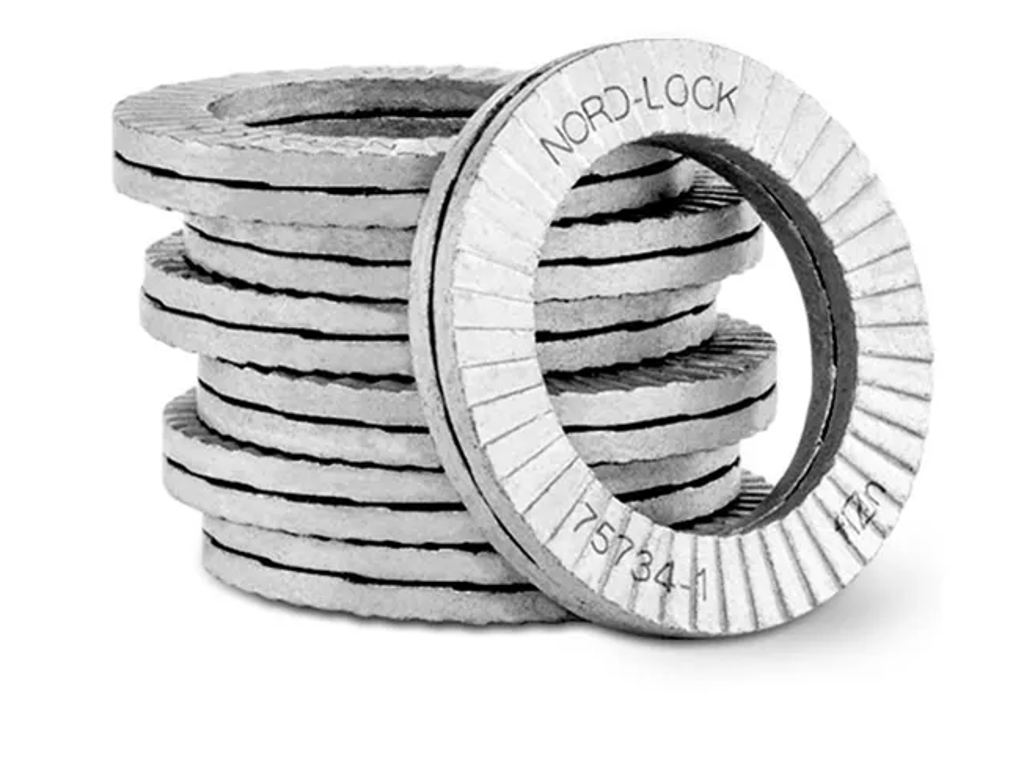 Nordlocklåseskive 10mm SS blister 6 stk.