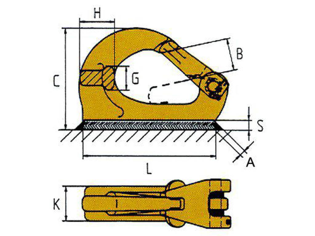 Svejsekrog UKN-4 ton Gunnebo