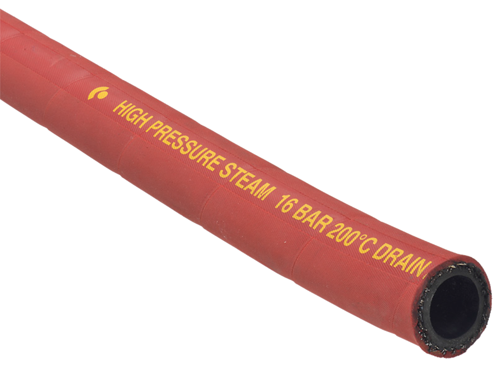 Dampslange EPM 25mm rød