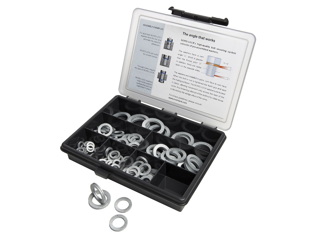 Nordlock låseskivesortiment Rustfri