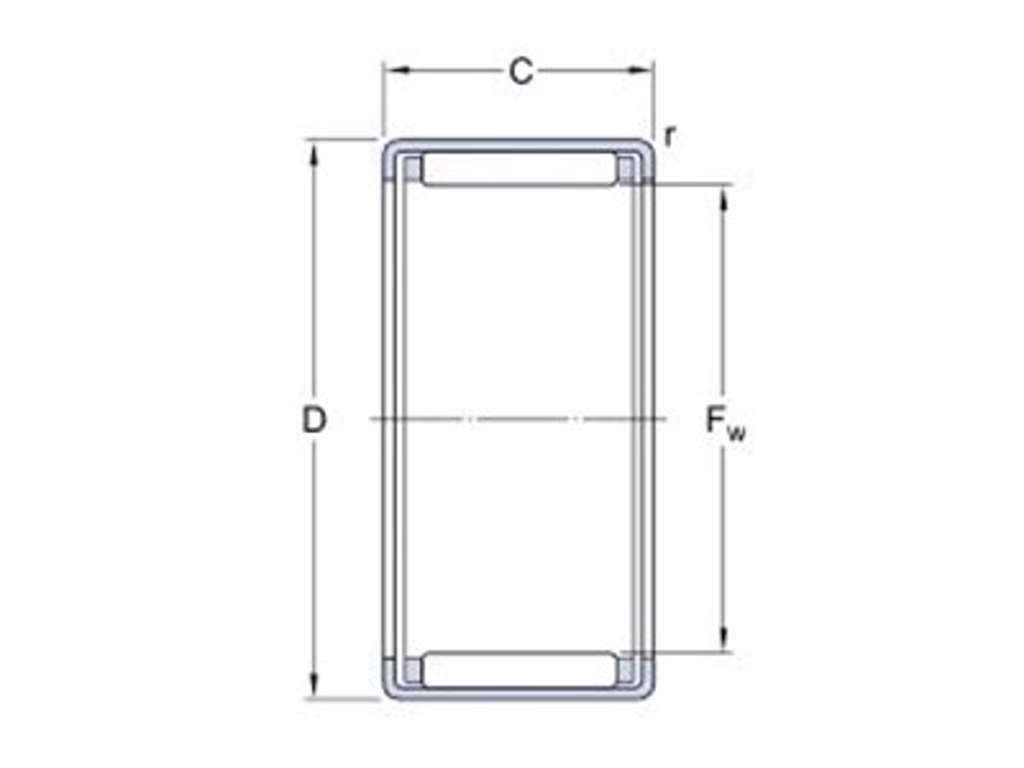 HK 1012 RS SKF Nåleleje