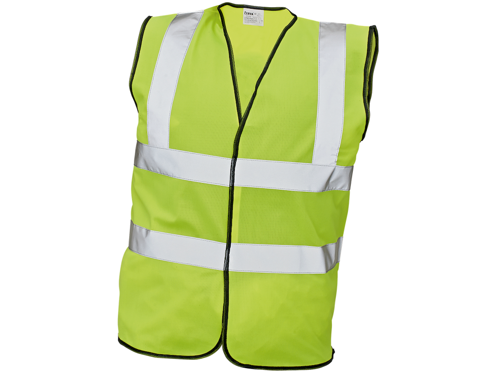 Sikkerhedsvest med velcro kl. 2