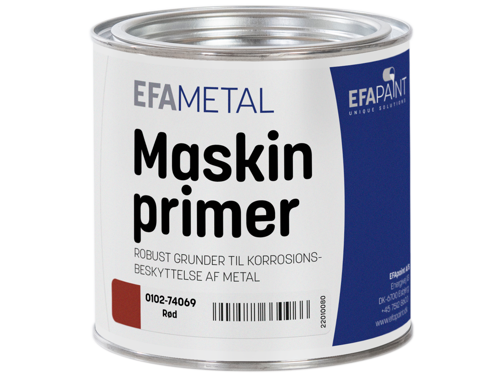 Maskinprimer rødbrun 3/4 ltr