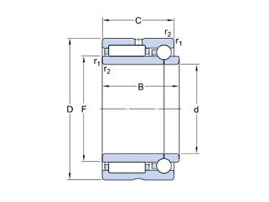 NKIB 5902 SKF Nåleleje