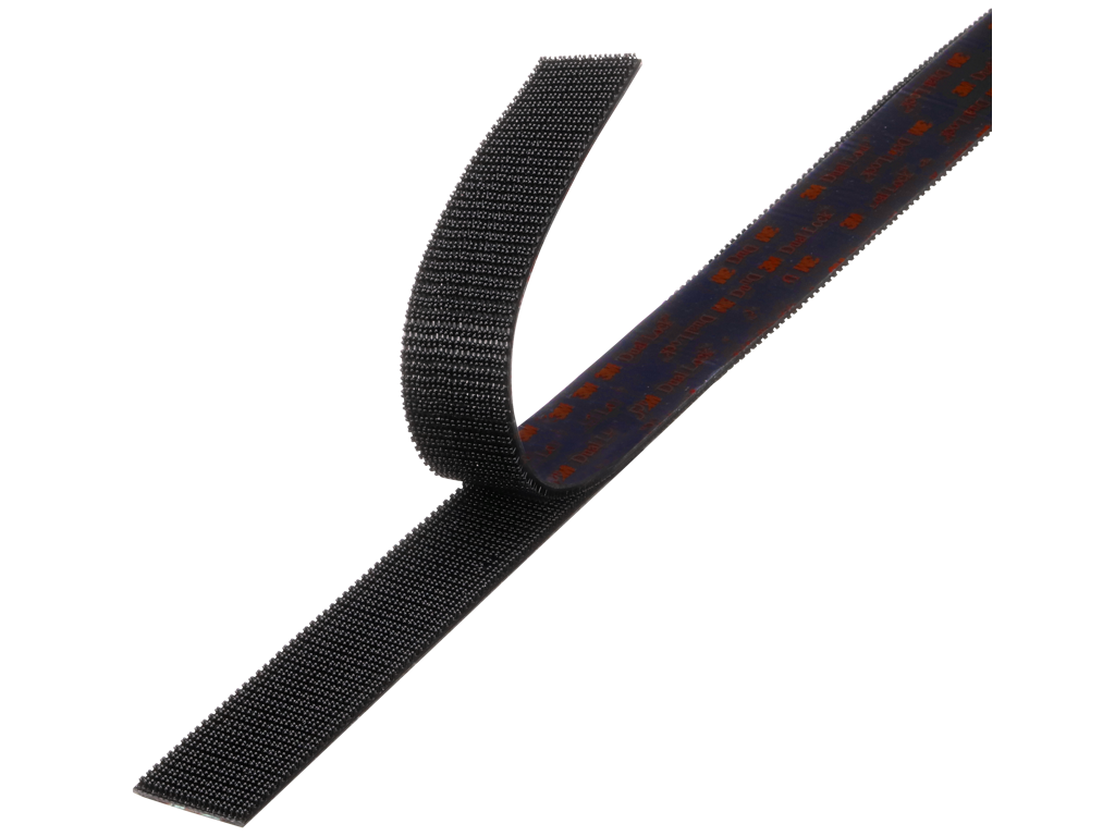 Velcrotape 19mm x 45,7m 3M SJ3552CF sort