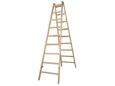 Jumbo Wienerstige lamineret træ 2x9 trin
