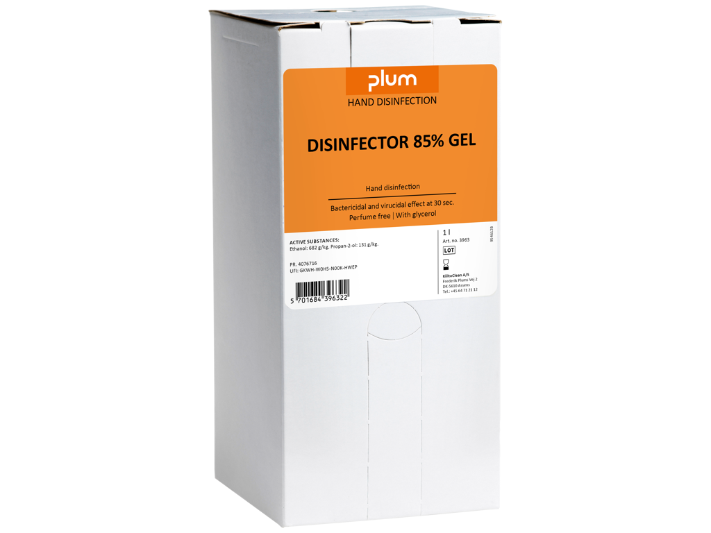 Plum Desinfektion 85% gel 1,0 L 