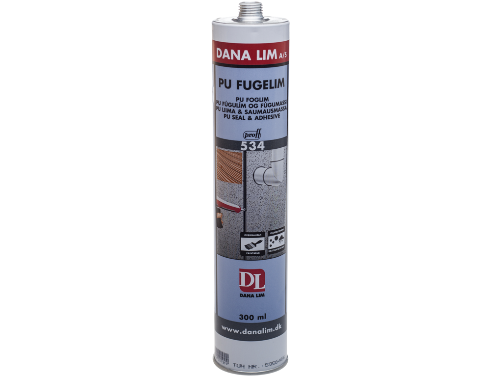 Dana 534 PU-Fugelim hvid 300ml