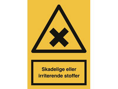 Skadelige eller irriterende
