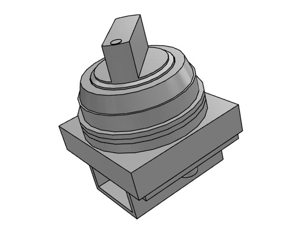 SMC VM-34AB Drejeknap (sort knap)