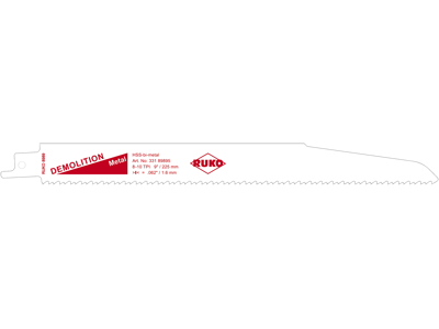 Bajonetsavklinge 225mm HSS Bimetal 5stk