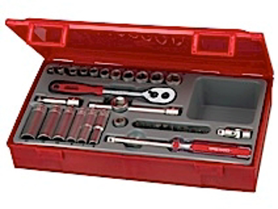 Topnøglesæt 1/4" TT1439  4-13mm
