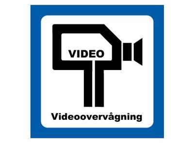 VIDEOOVERVÅGNING 100x100mm