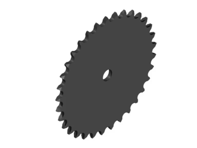 Kædehjul 10B-1 A17 (Pladehjul)