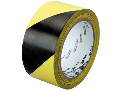 Tape 50mm x 33 mtr 3M 766i Gul/Sort