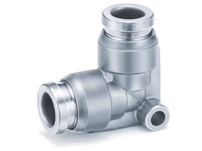 Luftfittings 6mm vinkelsamler MESS.