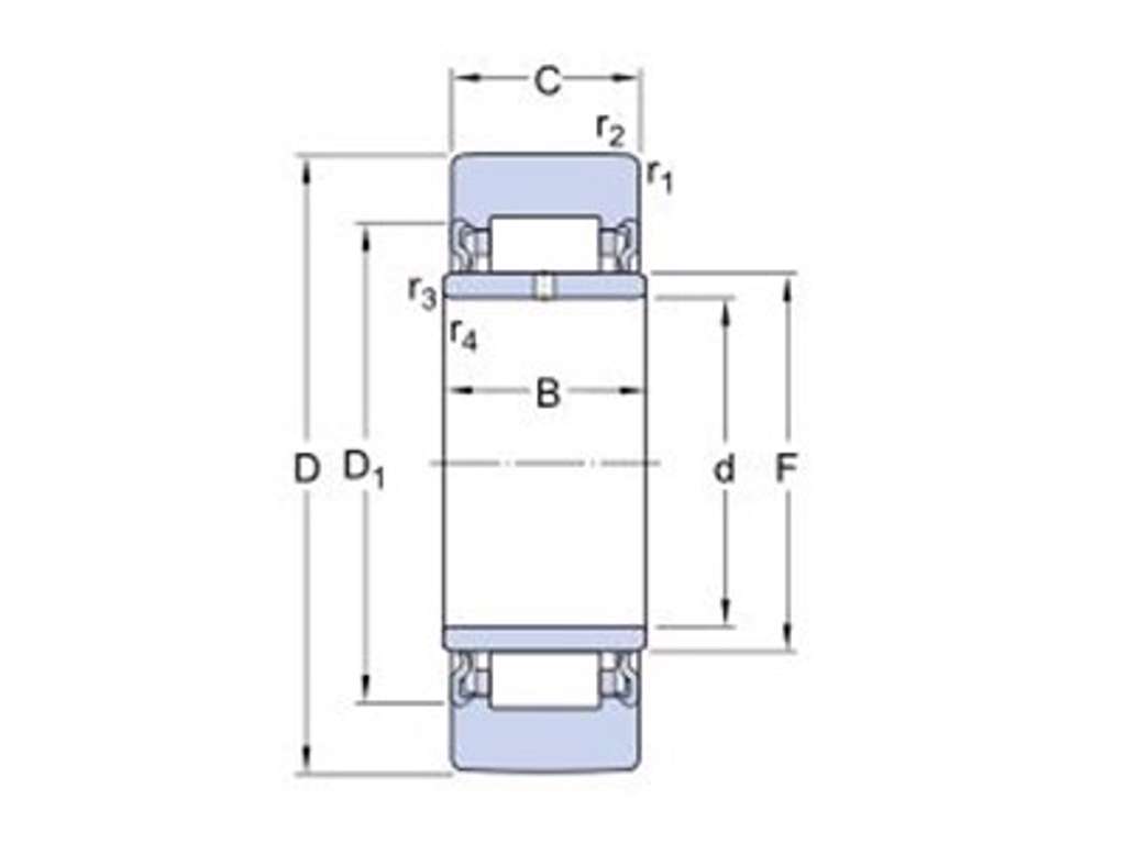 NA 4906.2RS SKF Nåleleje