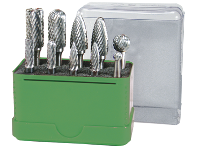 Fræsersæt HM i plastbox 10 stk. DJ Tools