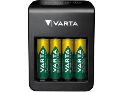Batterioplader f/ 4 stk AA/AAA