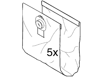 Støvsugerposer 5 stk. SQ 650-11