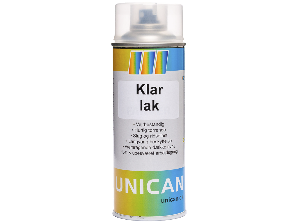 Unican lakspray klar blank 400ml