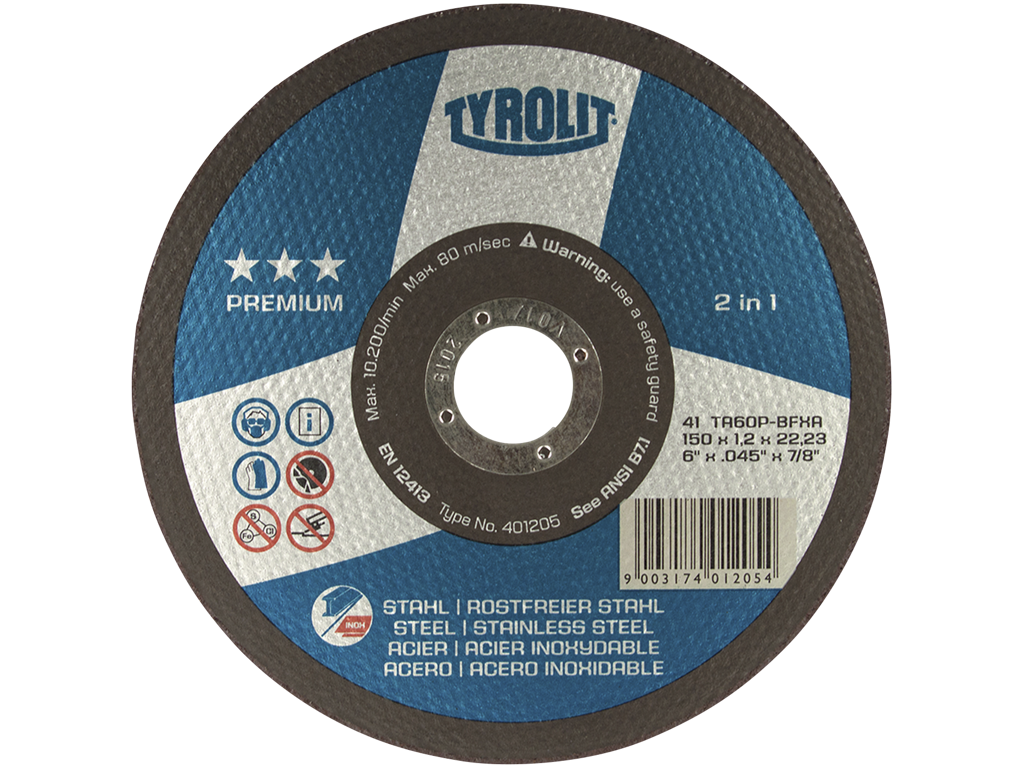 Skæreskive 150x1,2x22,2 TA60P-BFXA TY