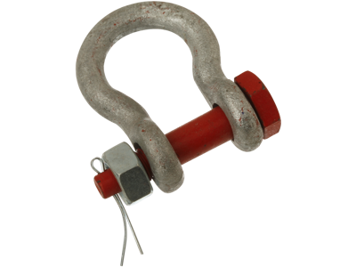 Sjækel 1-3/8" H-galv SWL 13,5T m/møtrik