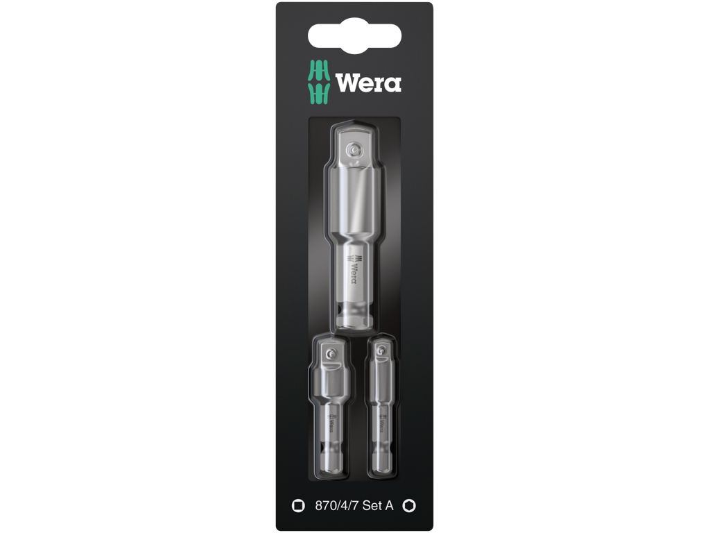 Adaptersæt 870/4/7 Wera