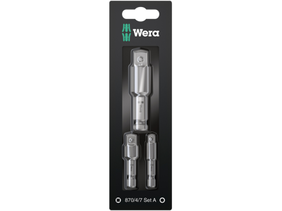 Adaptersæt 870/4/7 Wera