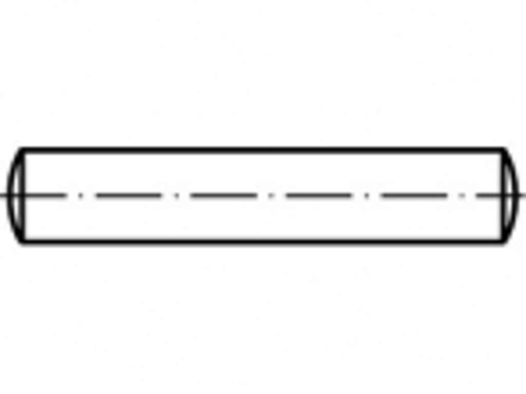 Cylindrisk stift 10x24mm DIN6325