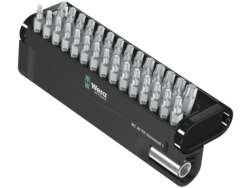 Bitssæt BitCheck 30TX Uni1, 30 dele