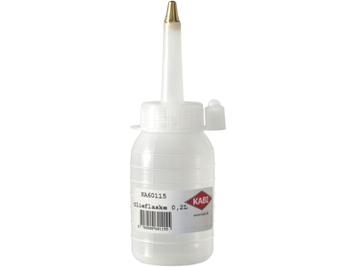 Olieflaske Kabi 0,2 ltr. m/messingspids