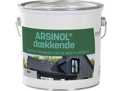 Træbesk. Arsinol  Sort 2,5 ltr.