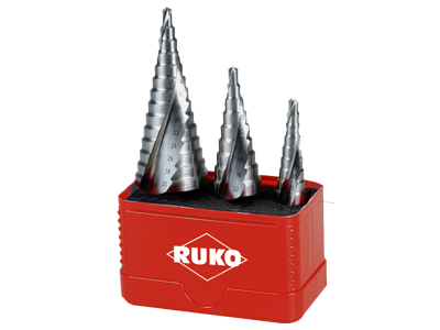 Pladeborsæt 4-30mm med trin 1/4" bits