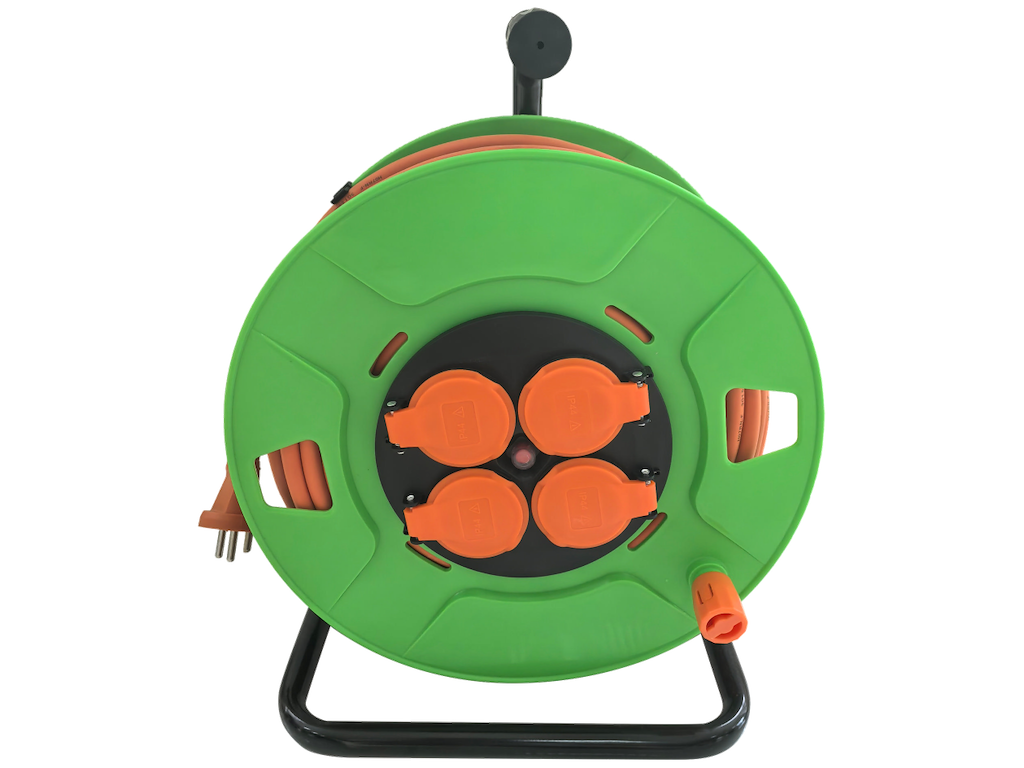 Kabeltromle 25 mtr Bandit m/jord 4×udt.