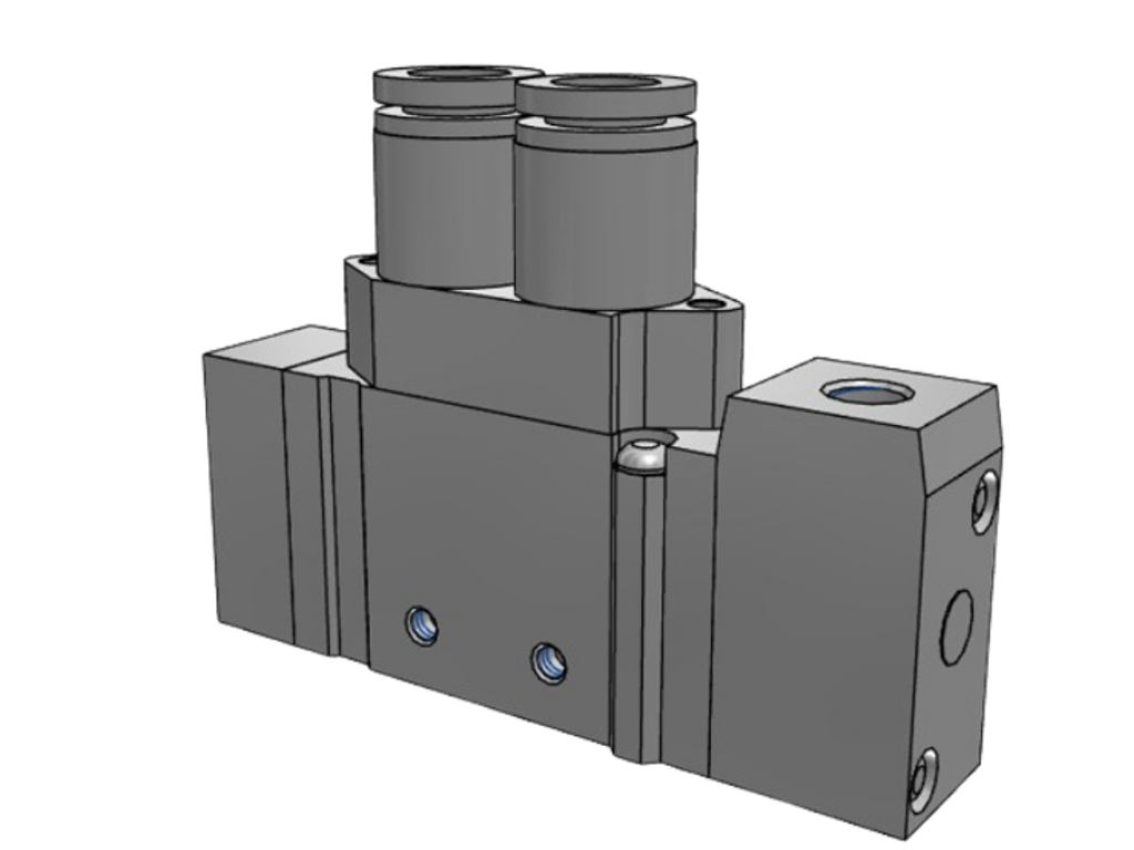 SMC SYA3120-C6 Magnetventil luftstyret