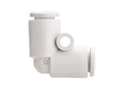 Luftfittings 10mm x 1/4" u/rg vinkel mes