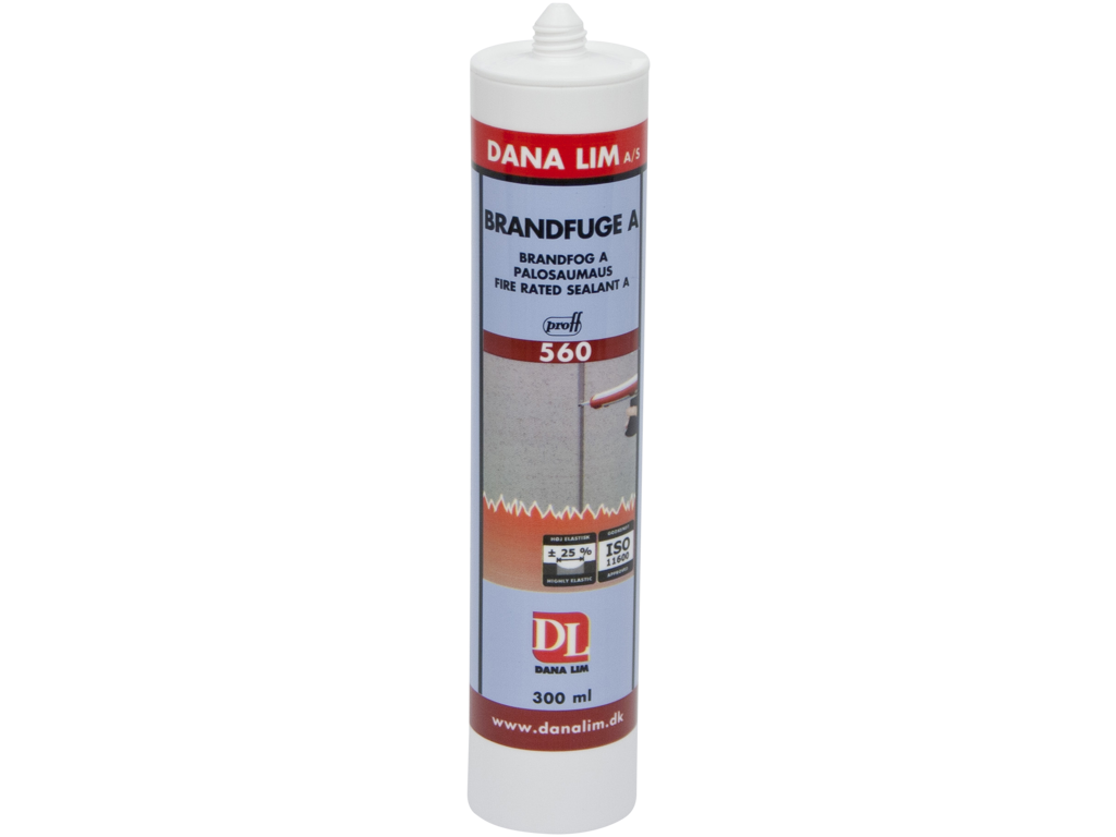 Dana A 560 Brandfugemasse hvid 300ml