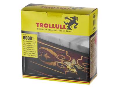 Ståluld Nr. 0000 450gr. Trollull
