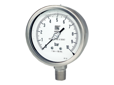 Manometer G100 0-2,5 Bar