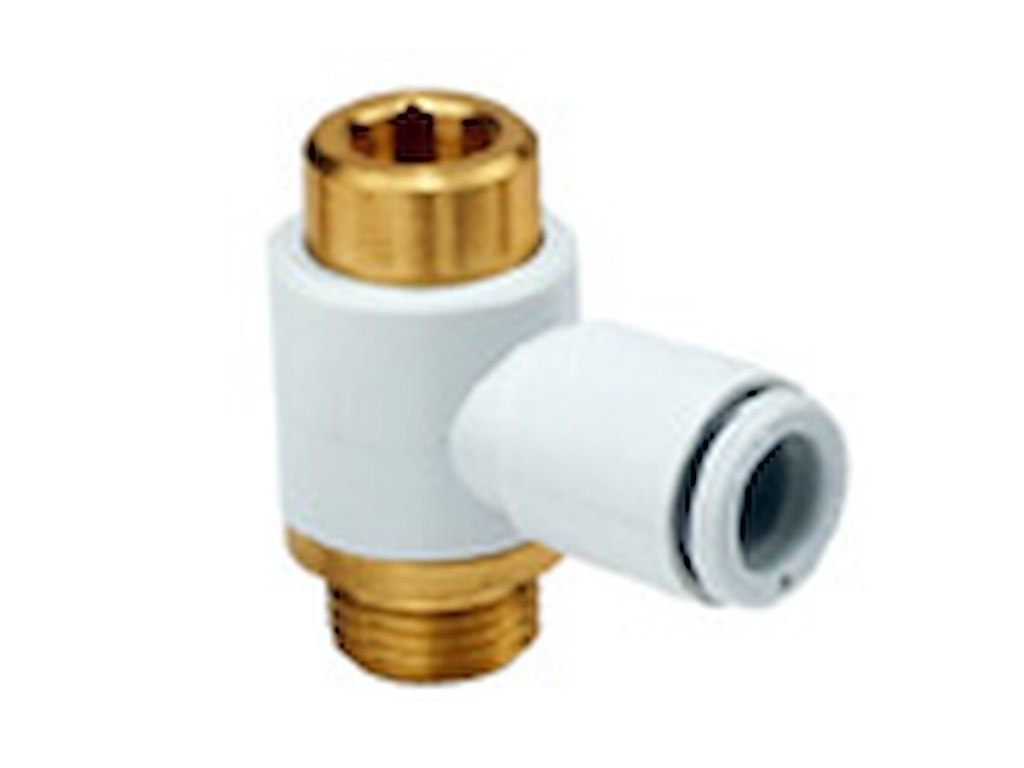 Luftfittings 6x1/4 u/rg vinkel KQ2VS06-0