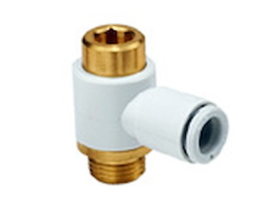 Luftfittings 6x1/4 u/rg vinkel KQ2VS06-0