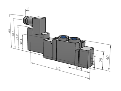 SMC SY7120-4DZD-02F-Q Magnetventil