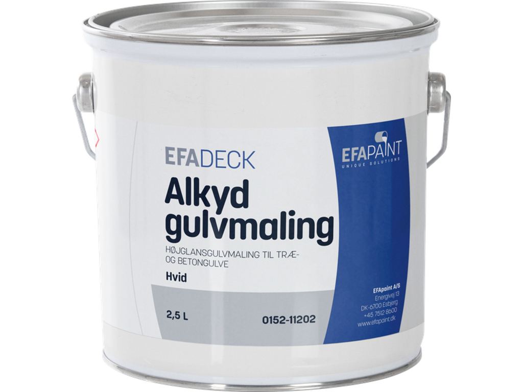 Maling gulv 0152 hvid 2,5 ltr