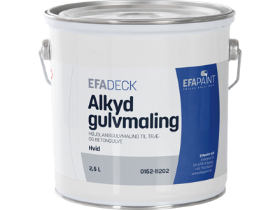 Maling gulv 0152 hvid 2,5 ltr