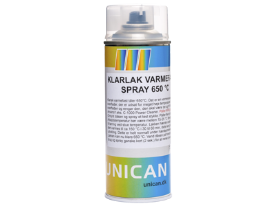 Unican varmefast lak klar 400 ml